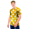 Yellow Polka Dot Men T Shirt-grizzshop