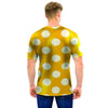 Yellow Polka Dot Men T Shirt-grizzshop