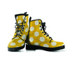 Yellow Polka Dot Men's Boots-grizzshop