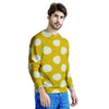 Yellow Polka Dot Men's Sweatshirt-grizzshop