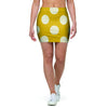 Yellow Polka Dot Mini Skirt-grizzshop