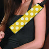 Yellow Polka Dot Seat Belt Cover-grizzshop