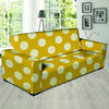 Yellow Polka Dot Sofa Cover-grizzshop