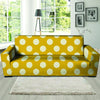 Yellow Polka Dot Sofa Cover-grizzshop