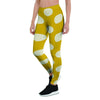 Yellow Polka Dot Women's Leggings-grizzshop