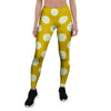 Yellow Polka Dot Women's Leggings-grizzshop