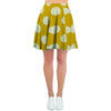 Yellow Polka Dot Women's Skirt-grizzshop