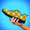 Yellow Polka Dot Women's Sneakers-grizzshop