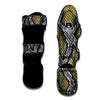 Yellow Snakeskin print Muay Thai Shin Guard-grizzshop