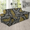 Yellow Snakeskin print Sofa Cover-grizzshop