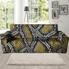 Yellow Snakeskin print Sofa Cover-grizzshop