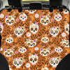 Yellow Sugar Skull Pet Car Seat Cover-grizzshop