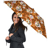 Yellow Sugar Skull Umbrella-grizzshop