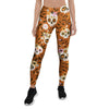 Yellow Sugar Skull Women's Leggings-grizzshop