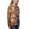 Yellow Sugar Skull Women's Sweatshirt-grizzshop