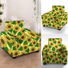 Yellow Sunflower Armchair Cover-grizzshop
