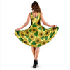 Yellow Sunflower Dress-grizzshop