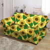 Yellow Sunflower Loveseat Cover-grizzshop