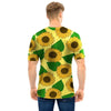 Yellow Sunflower Men T Shirt-grizzshop