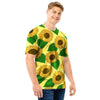 Yellow Sunflower Men T Shirt-grizzshop