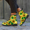 Yellow Sunflower Men's Boots-grizzshop