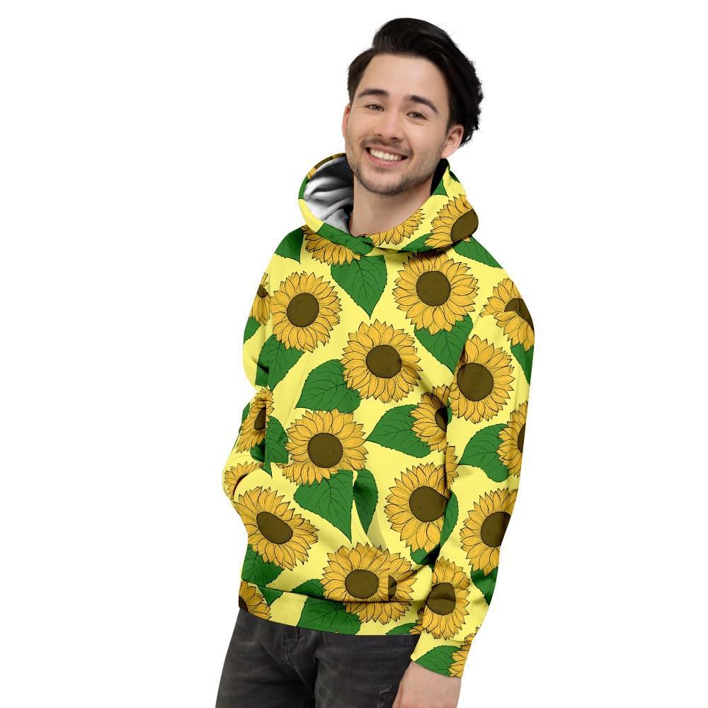 Yellow Sunflower Men's Hoodie-grizzshop