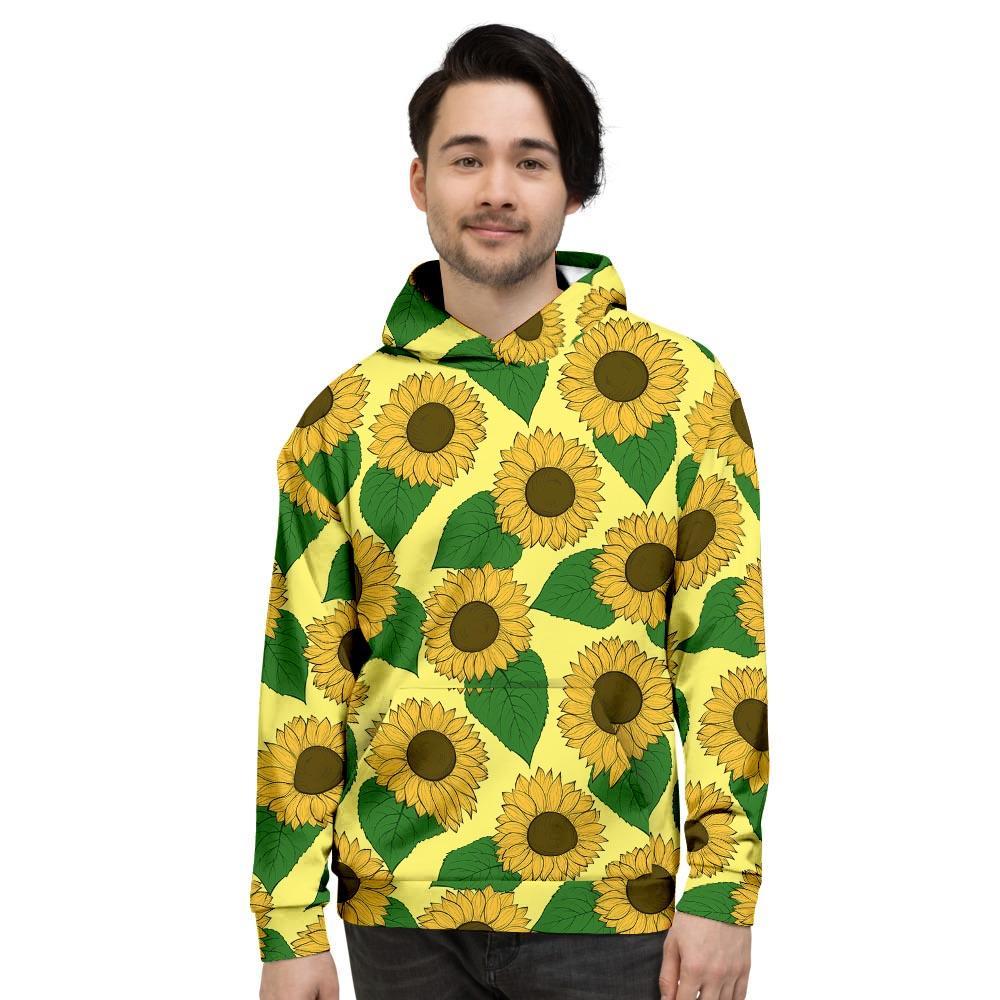 Yellow Sunflower Men's Hoodie-grizzshop