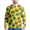 Yellow Sunflower Men's Sweatshirt-grizzshop