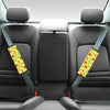 Yellow Sunflower Print Seat Belt Cover-grizzshop