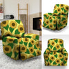 Yellow Sunflower Recliner Cover-grizzshop