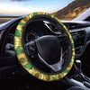 Yellow Sunflower Steering Wheel Cover-grizzshop