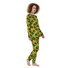 Yellow Sunflower Women's Pajamas-grizzshop