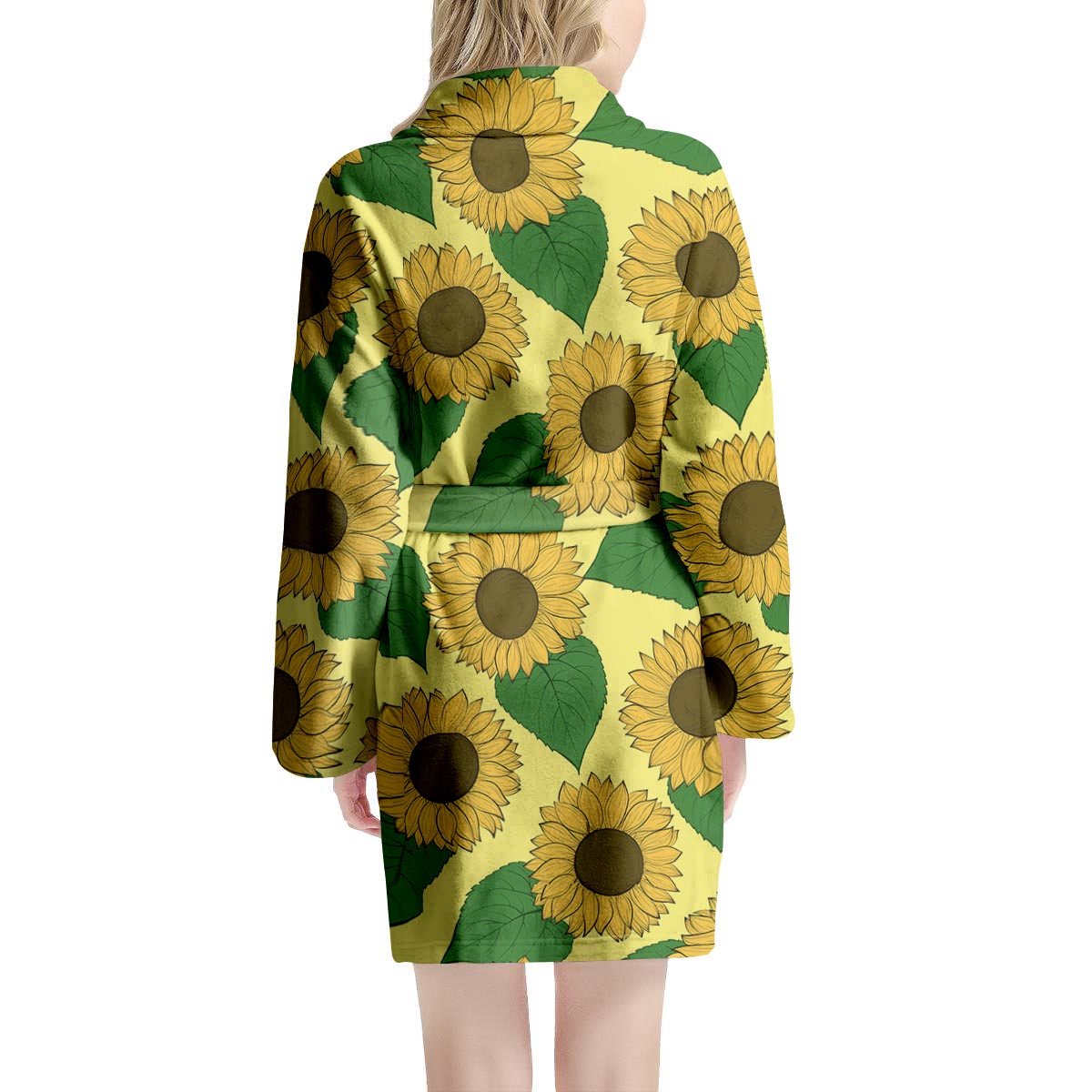 Yellow Sunflower Women's Robe-grizzshop