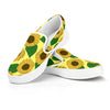Yellow Sunflower Women's Slip On Sneakers-grizzshop
