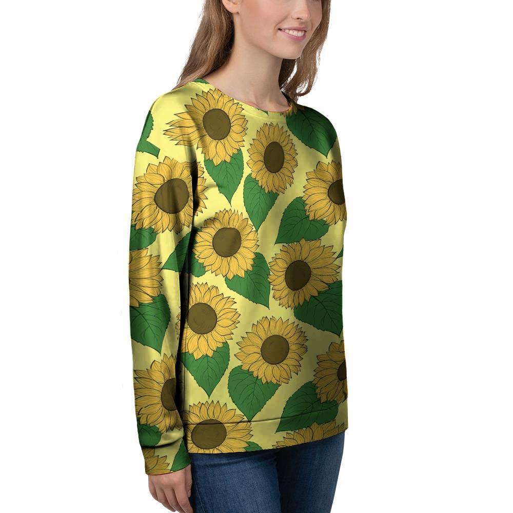 Yellow Sunflower Women's Sweatshirt-grizzshop