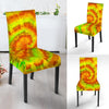 Yellow Tie Dye Chair Cover-grizzshop