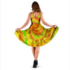 Yellow Tie Dye Dress-grizzshop