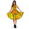 Yellow Tie Dye Dress-grizzshop