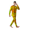 Yellow Tie Dye Men's Pajamas-grizzshop