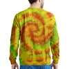 Yellow Tie Dye Men's Sweatshirt-grizzshop