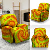 Yellow Tie Dye Recliner Cover-grizzshop