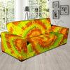 Yellow Tie Dye Sofa Cover-grizzshop