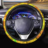 Yellow Tie Dye Steering Wheel Cover-grizzshop