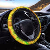 Yellow Tie Dye Steering Wheel Cover-grizzshop