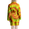 Yellow Tie Dye Women's Robe-grizzshop