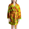 Yellow Tie Dye Women's Robe-grizzshop