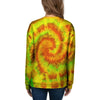 Yellow Tie Dye Women's Sweatshirt-grizzshop