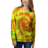 Yellow Tie Dye Women's Sweatshirt-grizzshop