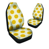 Yellow White Polka Dot Car Seat Covers-grizzshop
