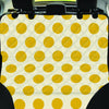 Yellow White Polka Dot Pet Car Seat Cover-grizzshop